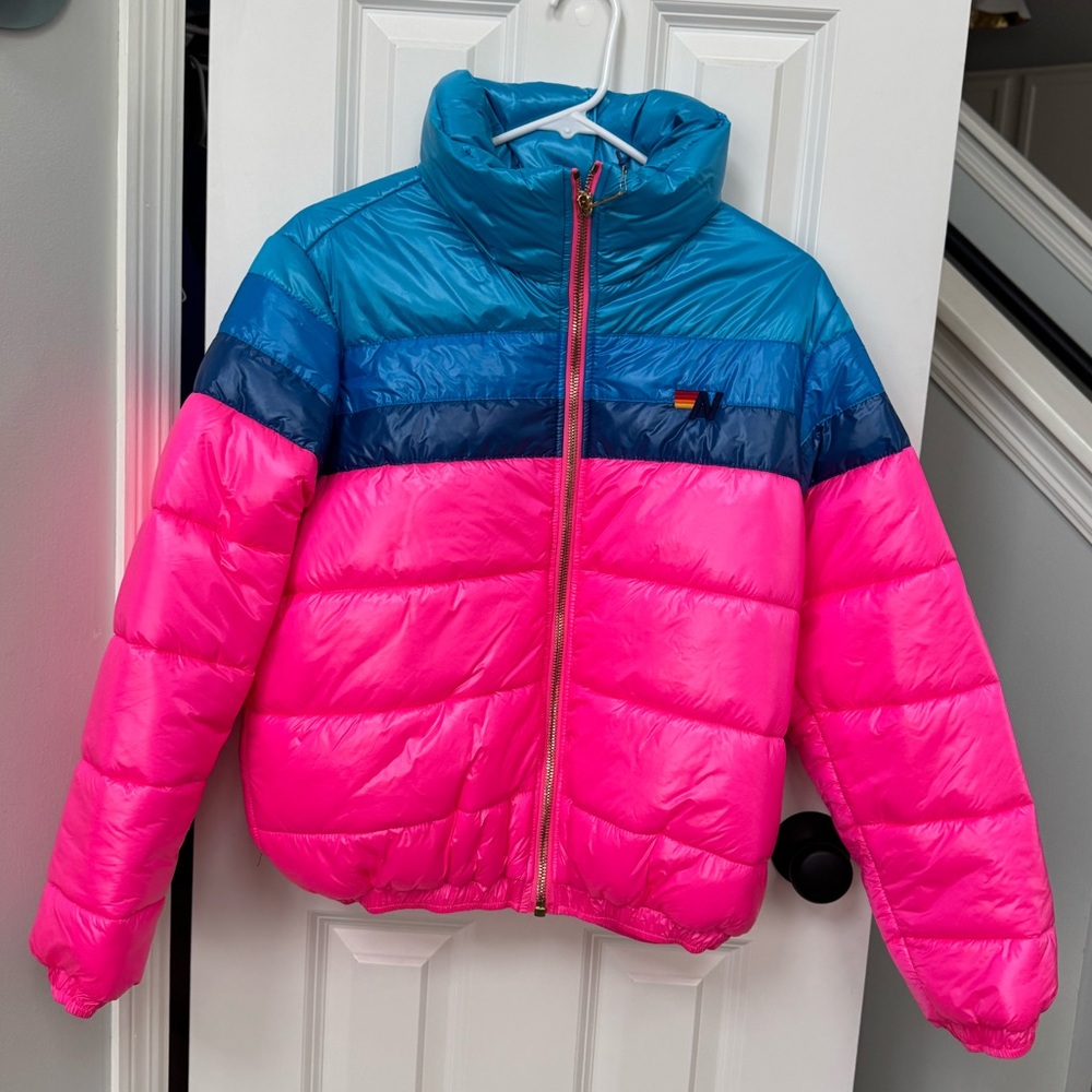 Aviator Nation Bolt Luxe Apres Puffer Jacket